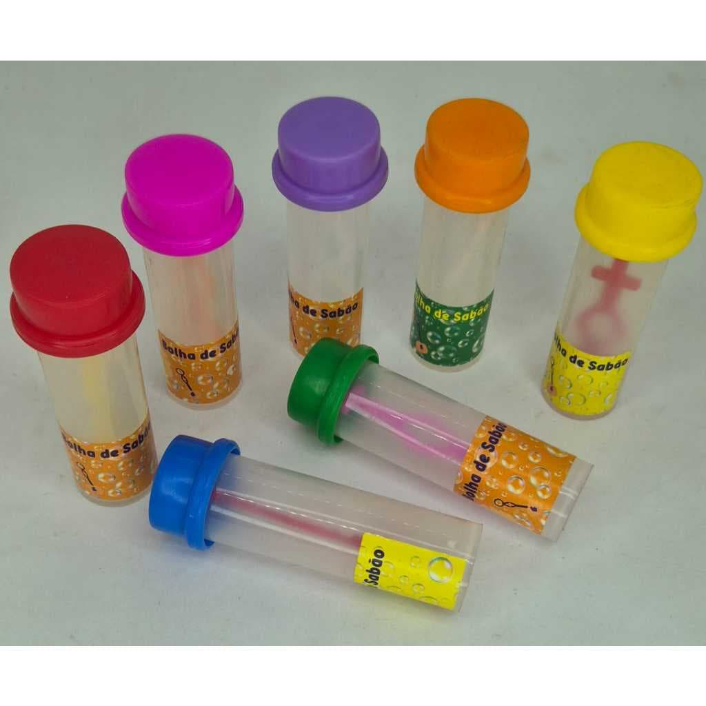 50 Tubo Tubetes Para Bolha de Sabão Brinquedo Infantil Para Lembrancinha Aniversario festas Carnaval