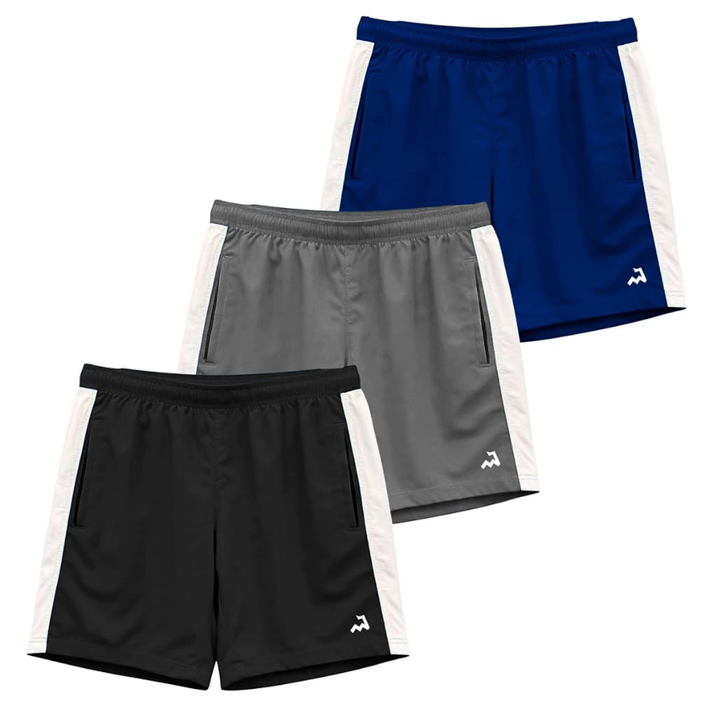 Kit 3 Short Academia Bermuda Dryfit Masculino Futebol Corrida Treino Fitness Futebol Academia Gym