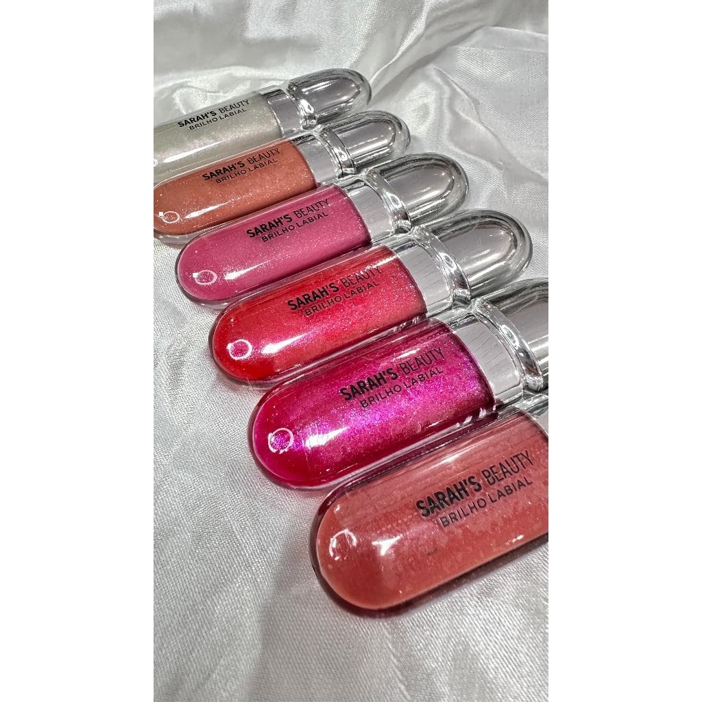 Gloss Labial Brilho Labial Sarah`s Beauty - Batom Gloss com brilho hidratante