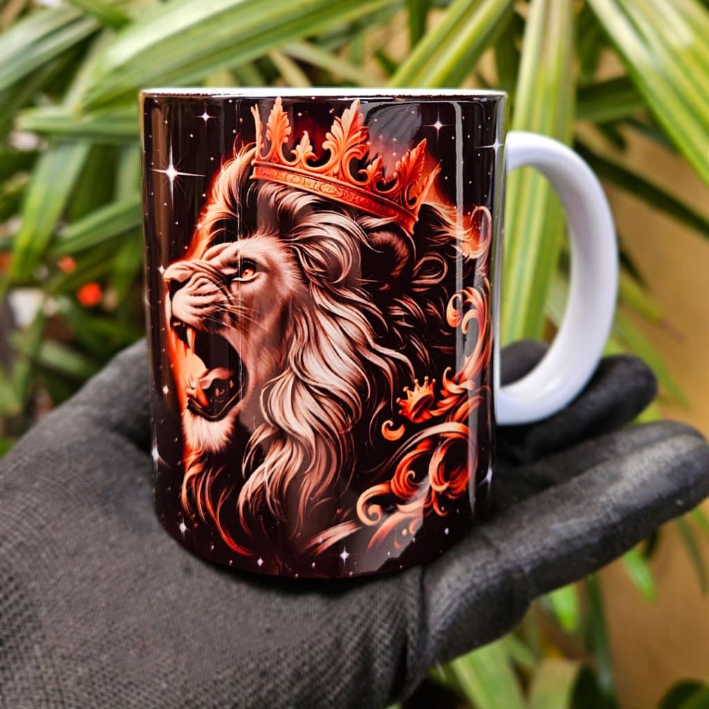 Caneca Leão de Judá, Yeshua Presente de Fé e Esperança para Quem Ama Jesus