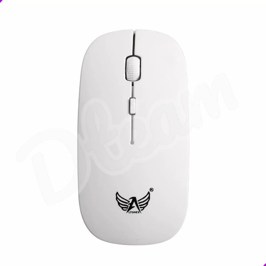 Mouse Sem Fio de Pilha Slim 1600 Dpi Ergonômico Óptico - AG-690 B - Dragão