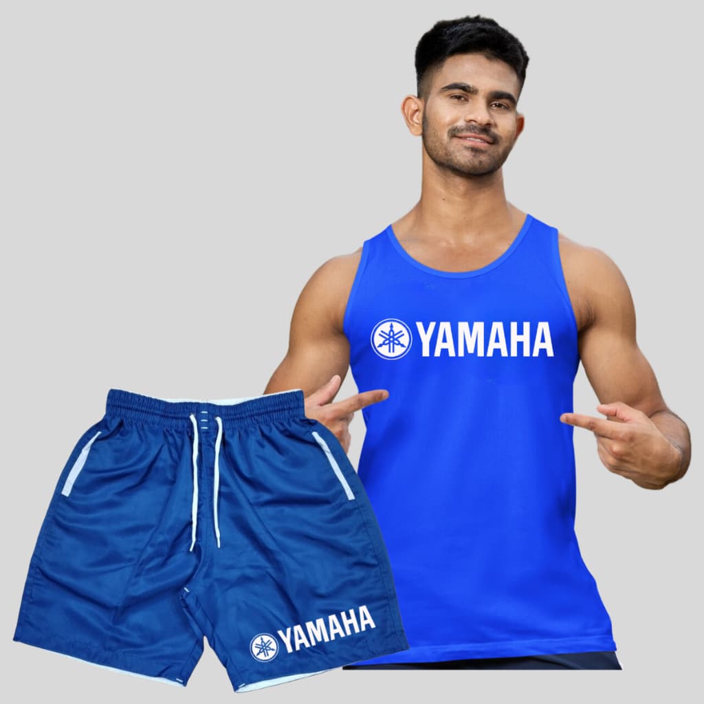 Conjunto Short Masculino + Camiseta Cavada Yamaha Moto Jet Sky top