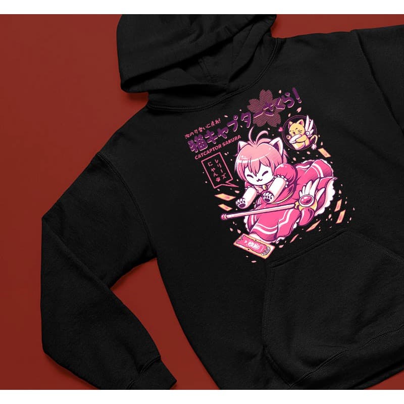 Moletom Sakura Cat Cardcaptor 100% Algodão Unissex