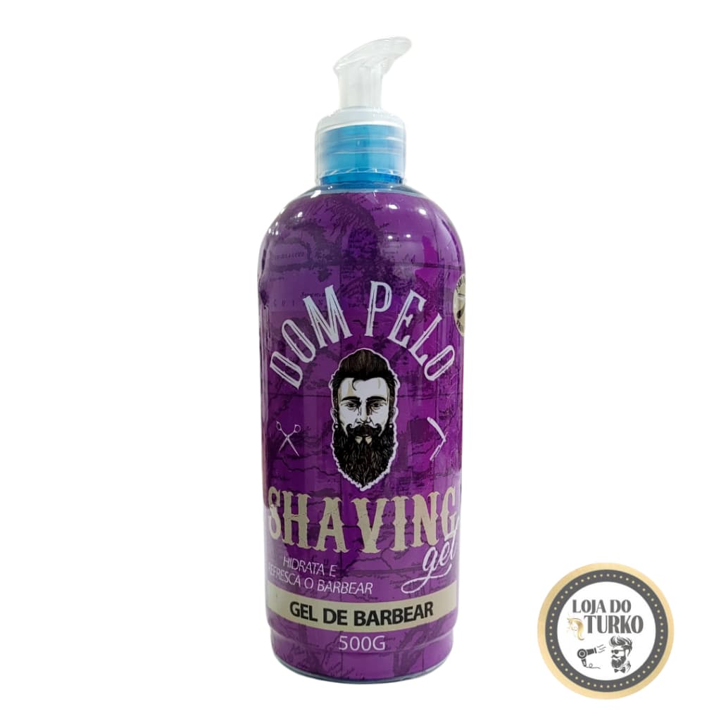 Gel de Barbear Suave Dom Pelo 500ml - Deslizamento Perfeito e Sem Irritação
