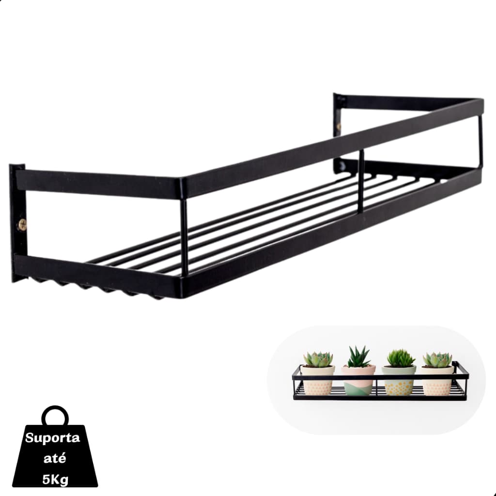 Suporte Para Vaso De Plantas Jardim Prateleira De Aço