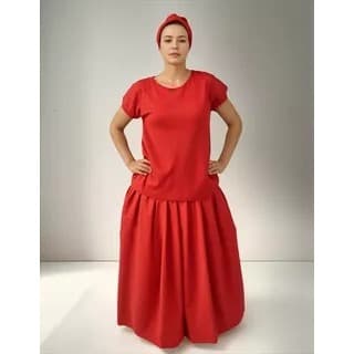 Conjunto Roupa  umbanda candomblé  Ração feminina 2 peças saia e camisu acessório religioso axé branco roupa