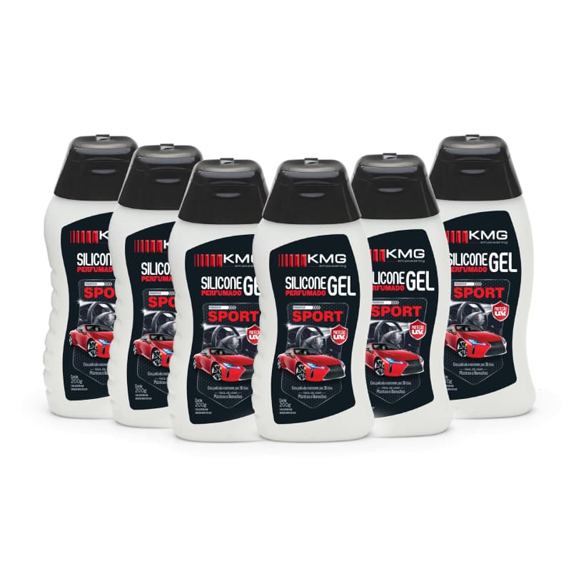 Silicone Gel Perfumado Sport - 6 Unidades