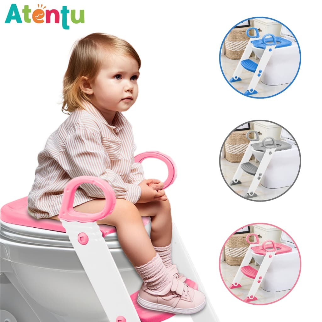 Assento Redutor Infantil com Escada para Vaso Sanitário