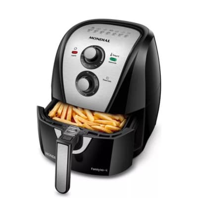Fritadeira Sem Óleo Air Fryer 4l Afn-40-bi Mondial Preto/inox 1500w 110v