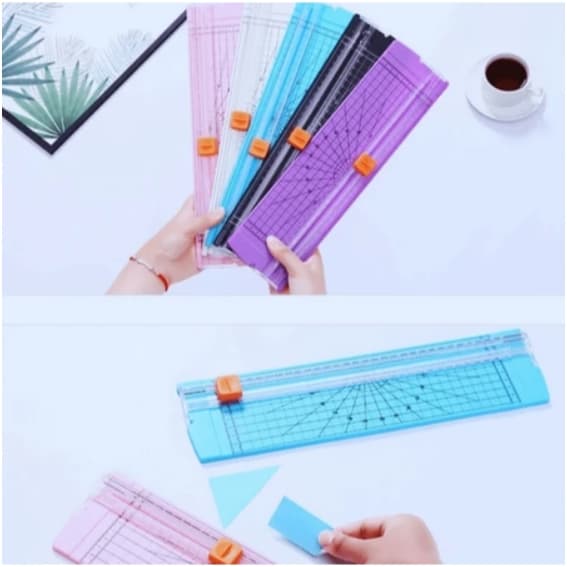 Guilhotina Cortador De Papel A4 Portátil Fácil Manuseio Escritório