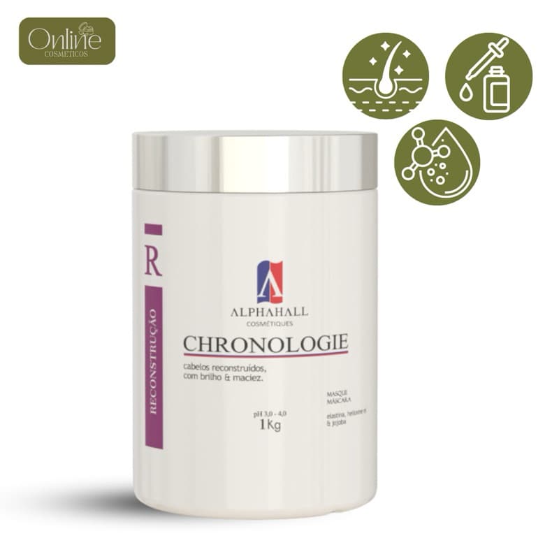 Reconstrutor Cronograma 1 kg Alphahall Tratamento Capilar
