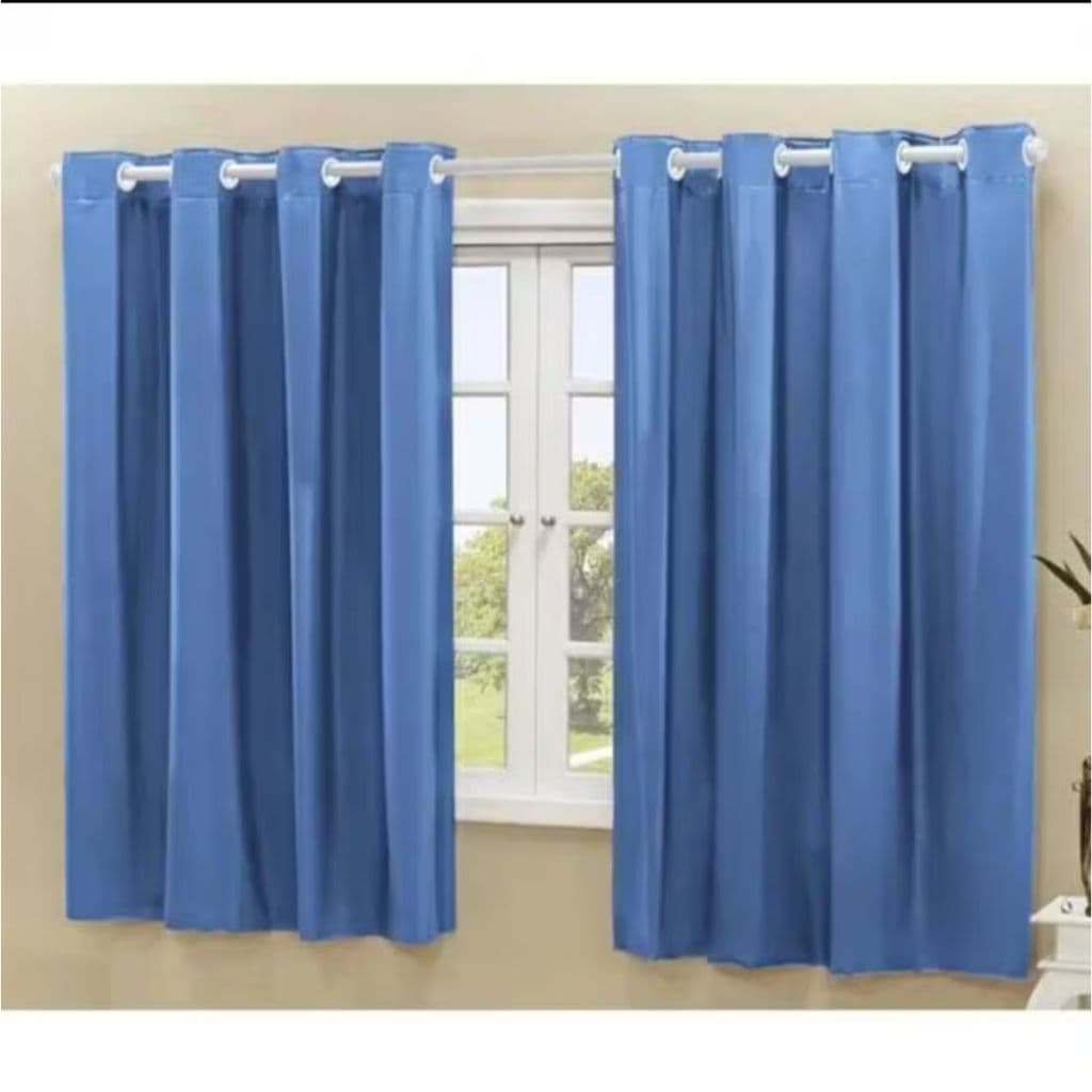 Cortina Blackout 2,20m x 1,30m Quarto Sala Blackout PVC corta 100 % a luz Varias Cores