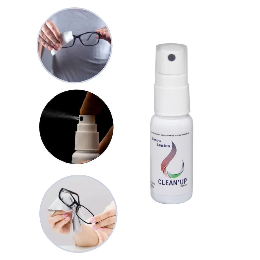Spray de limpeza para óculos/câmeras/celulares/iPads/TVs/UPS/telas e lentes de LCD/plasma de 25ml (1/3/5/10 frascos)