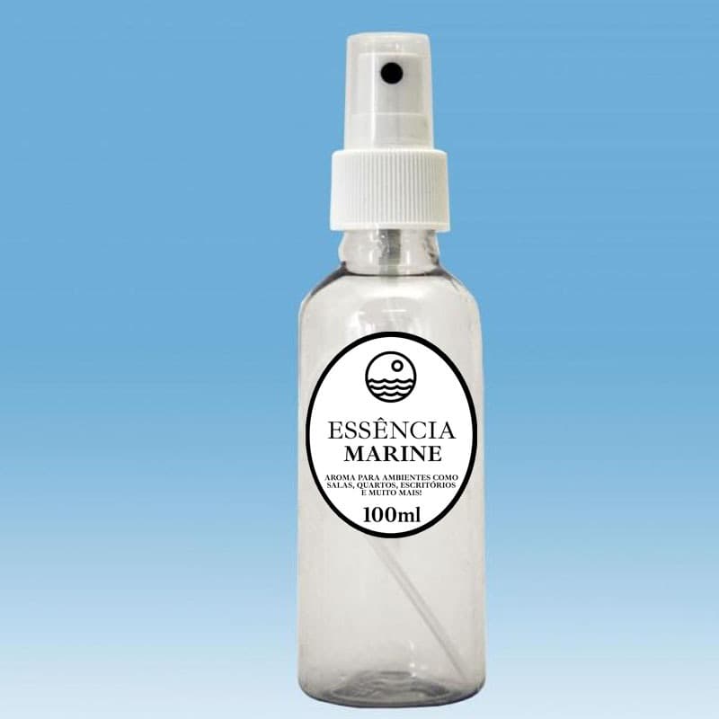 Essência Aromatizante de Ambientes Marine 100ml Frescor e Elegância para Grandes Espaços