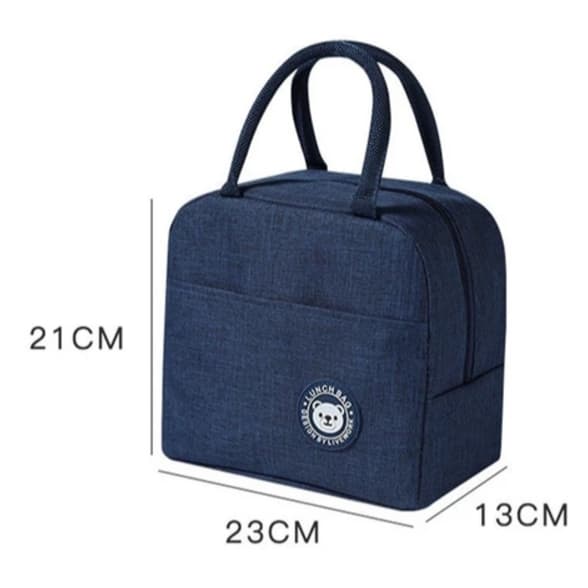 Bolsa Térmica Portátil Lancheira Com Isolamento Térmico Para Marmita Viagem Lanche Academia