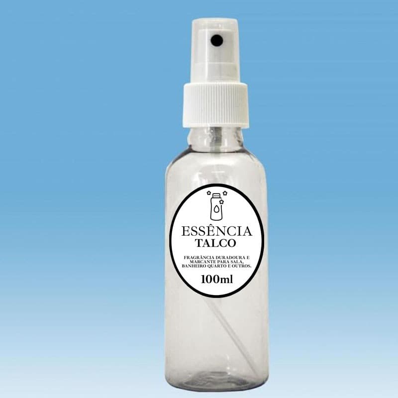 Essência Fragrância Talco 100ml Aromatização para Ambientes Diversos, Para Sentir Bem-Estar Onde Estiver