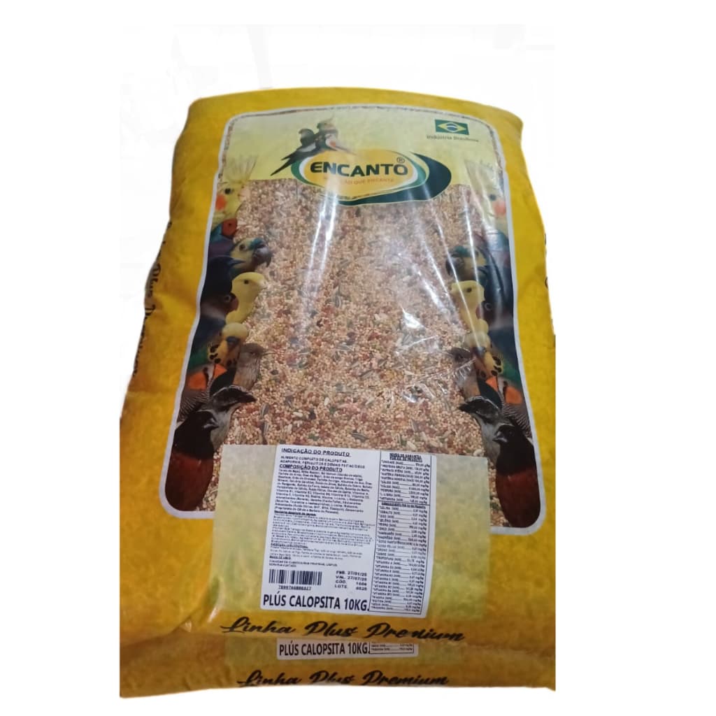 Ração Calopsita Periquitos Sementes Mistura Alpiste 10kg