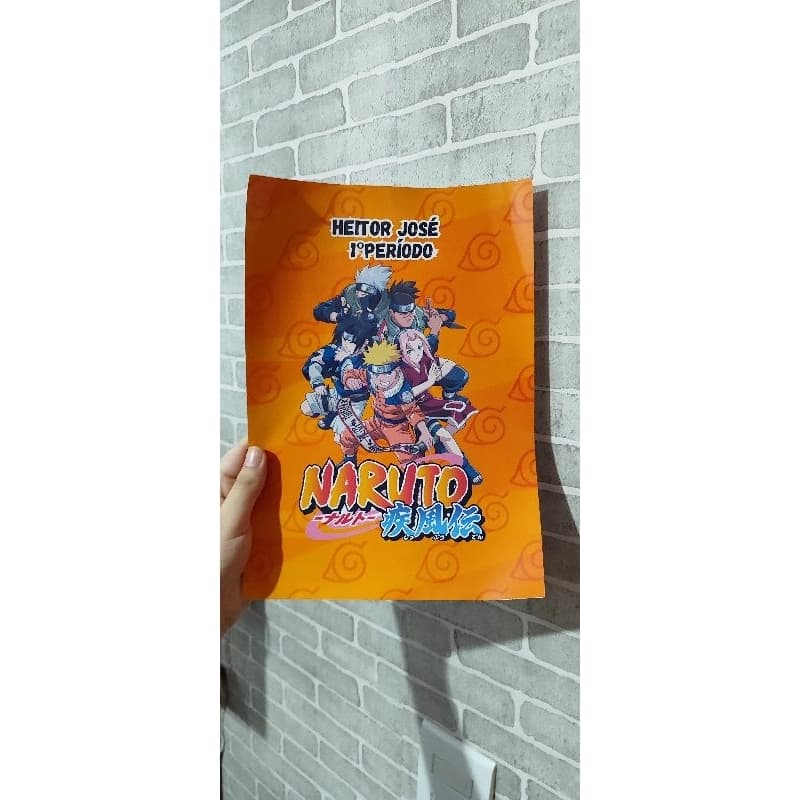 Adesivo Capa para caderno tamanho A4 personalizado com qualquer tema