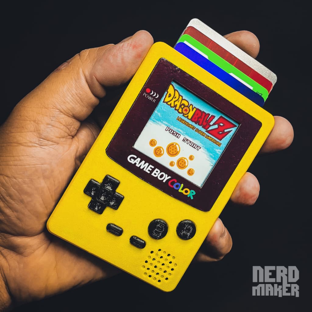 Carteira Porta Cartão Modelo GBC Color Gamer Compacta Masculina Feminina