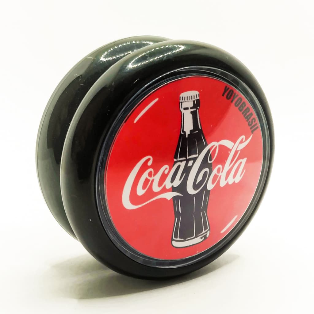 Yoyo de Eixo Fixo e Rolamento Profissonal Kit com 2 Ioio de Rolamento Yo-yo de Eixo Fixo Coca Fanta Pepsi