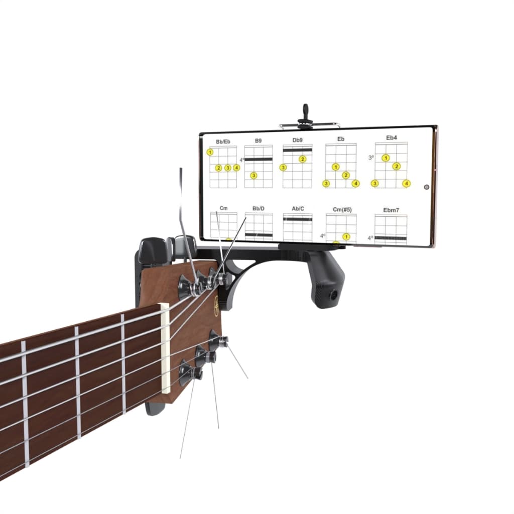 Suporte De Celular Para Fixar no Braço do Violão ou Guitarra Cifrashelf