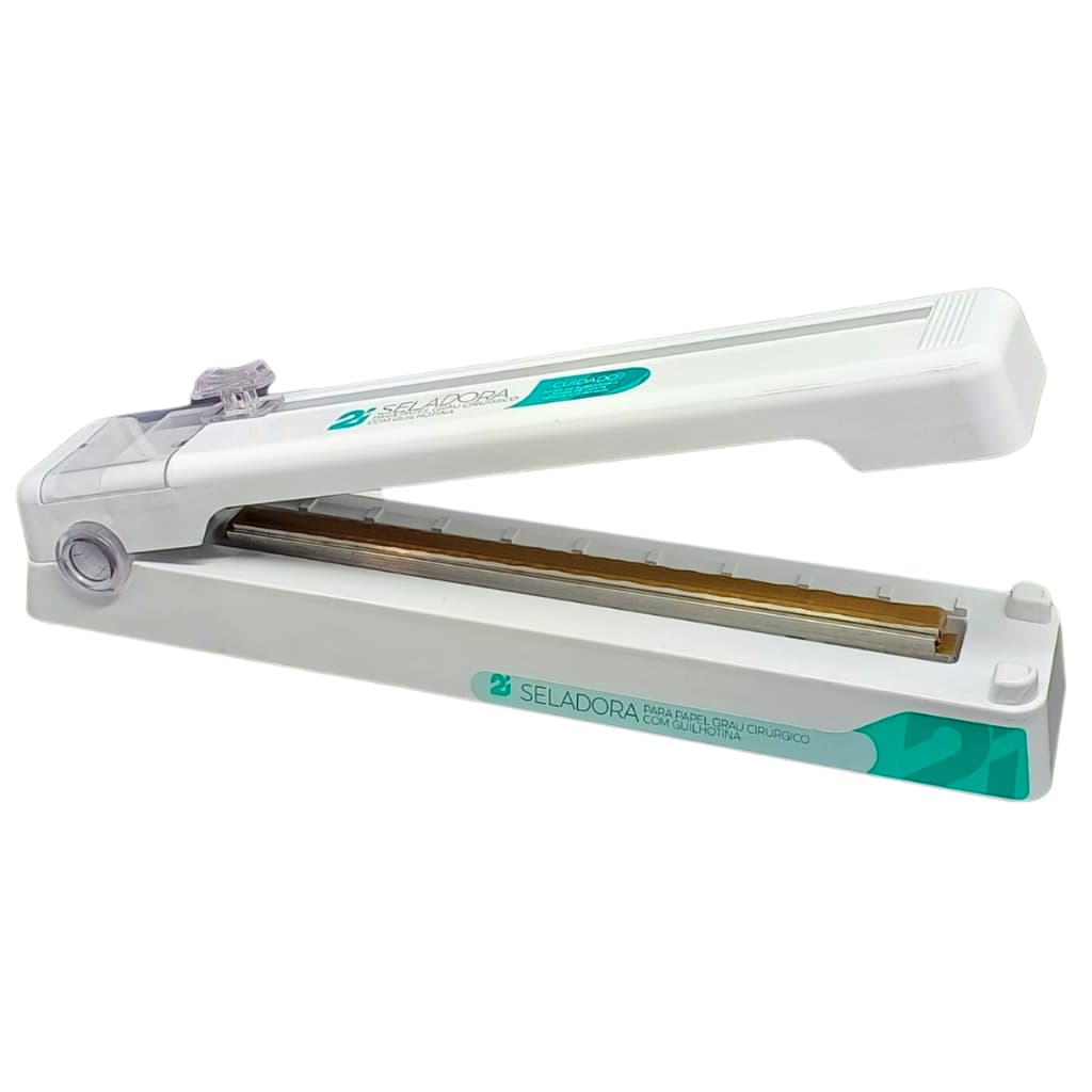 Seladora Odontológica 2i 30cm com Guilhotina Bivolt Profissional Papel Grau Cirúrgico
