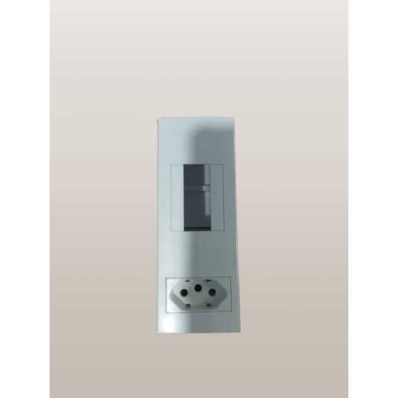 Caixa Externa Slim Disjuntor Bipolar + Tomada 20a Margirius