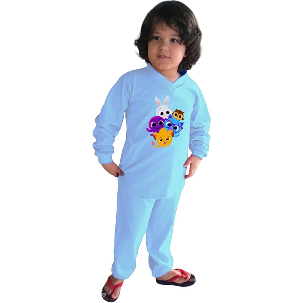 Pijama Infantil Bebê Criança Longo Bolofofos Luccas Neto Pocoyo Galinha Pintadinha