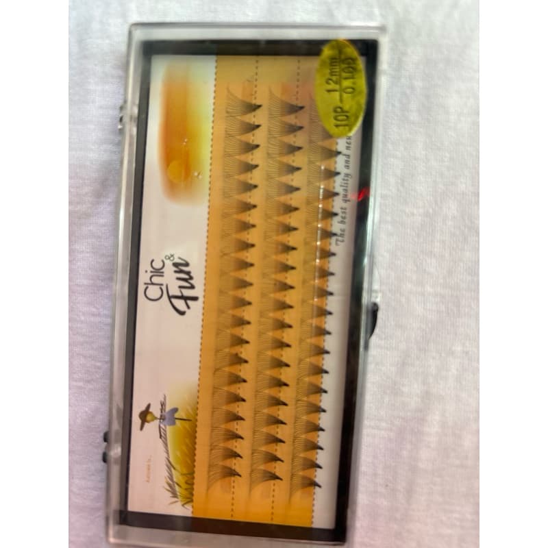 cílios postiços 12mm tufos