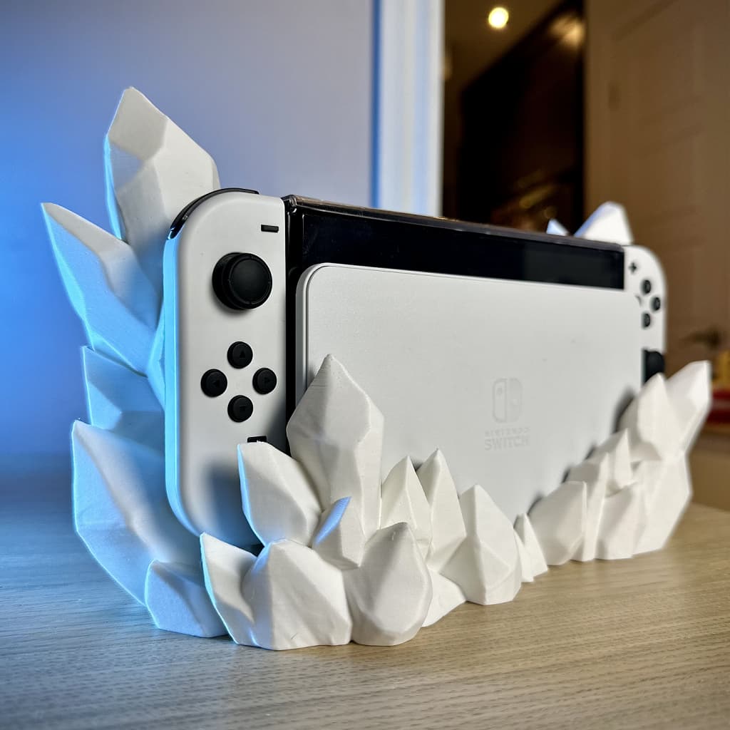 Nintendo Switch Suporte de Mesa Decorativo Cristal Dock Nintendo Switch Classico/OLED