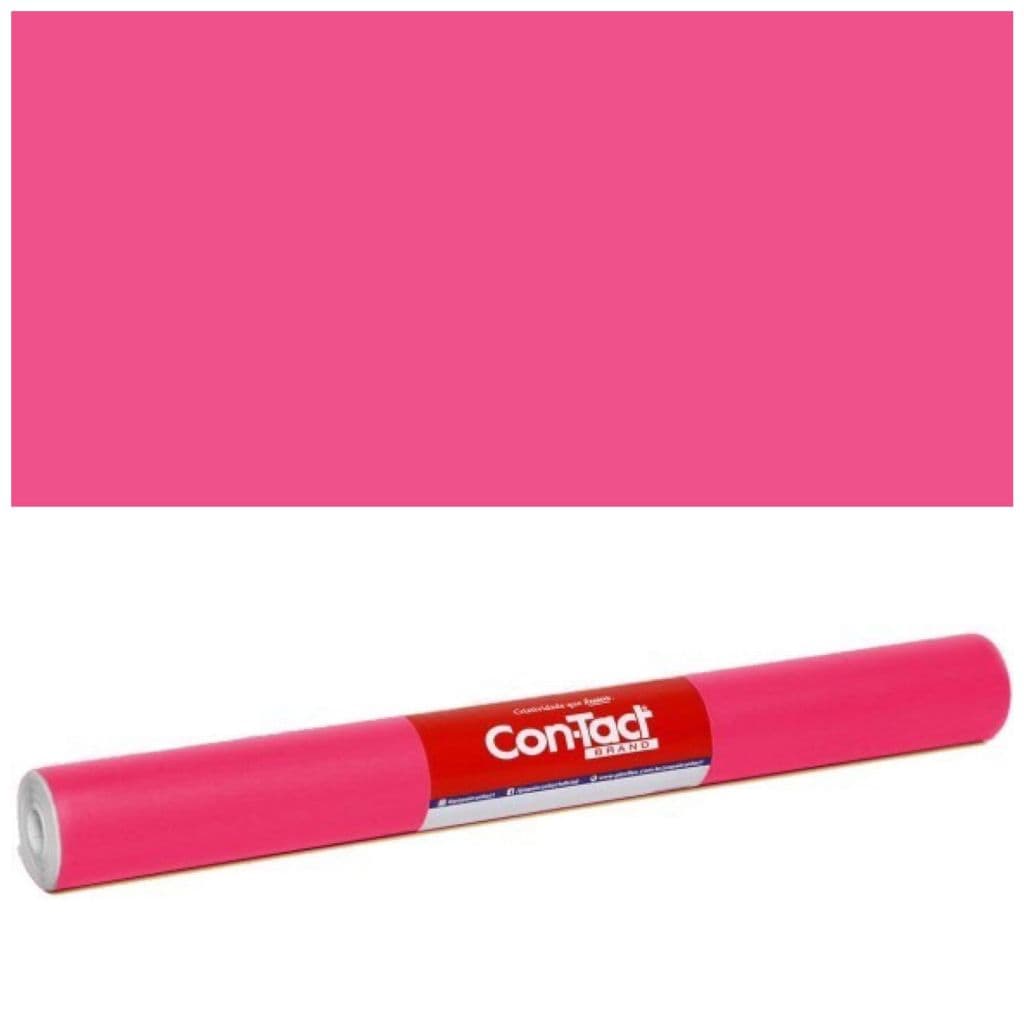 Papel Adesivo Contact Pink Fosco Opaco Lavável 45 Cm X 5 Mts