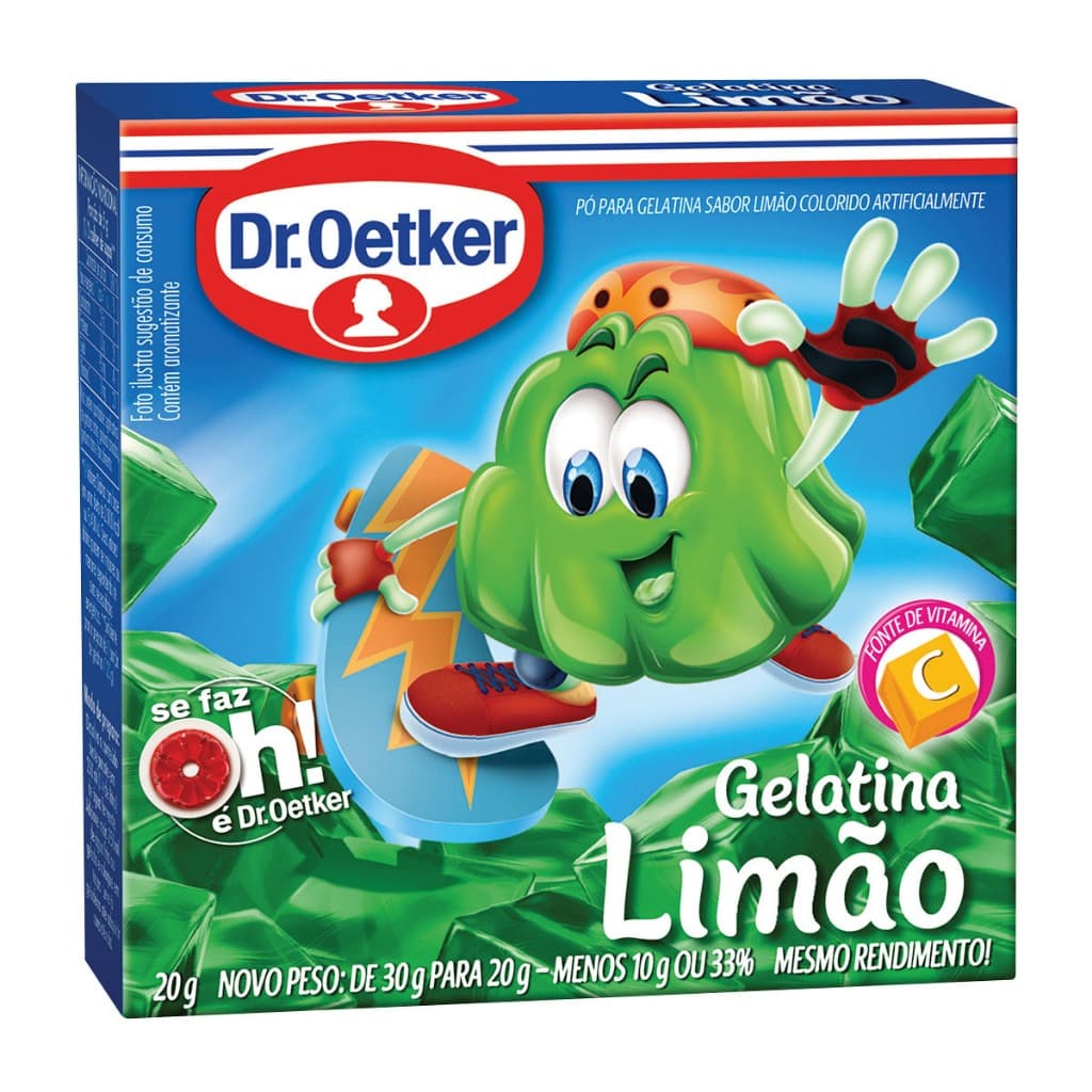 Gelatina Dr. Oetker de Limão 20G