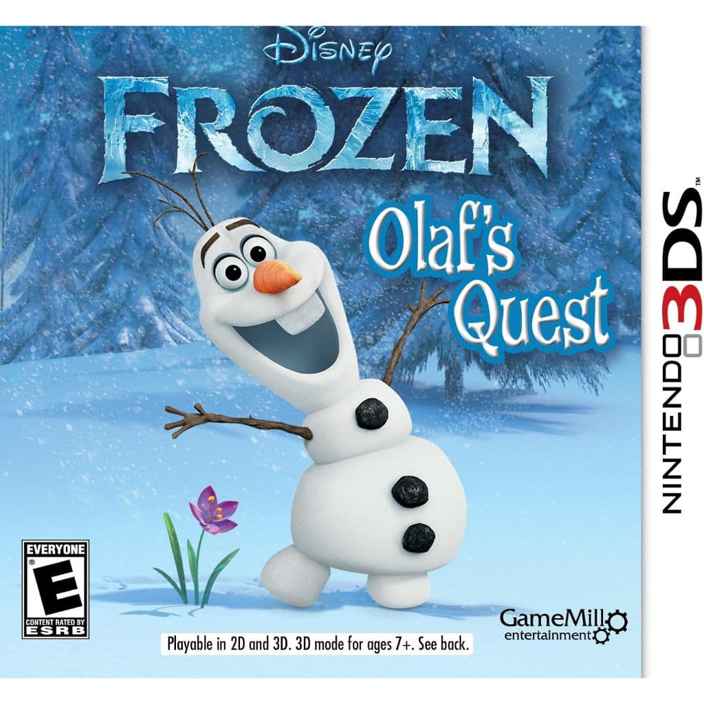 Jogo FROZEN : OLAF'S QUEST - disney para Nintendo 3DS - original e lacrado