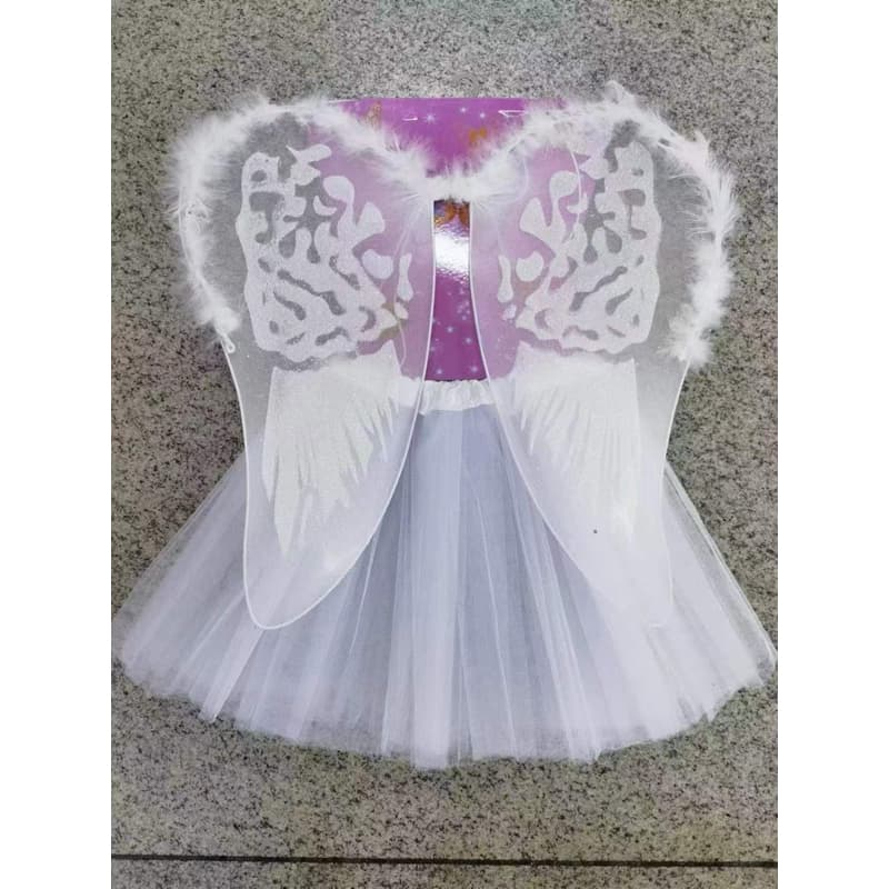Kit acessórios fantasia anjo festa carnaval