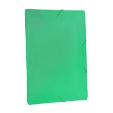 Pasta Com Abas Elastico PP Economica Ofivio Fm 501 Dac- 30mm - Unidade -  Co r:Verde - 789237363960