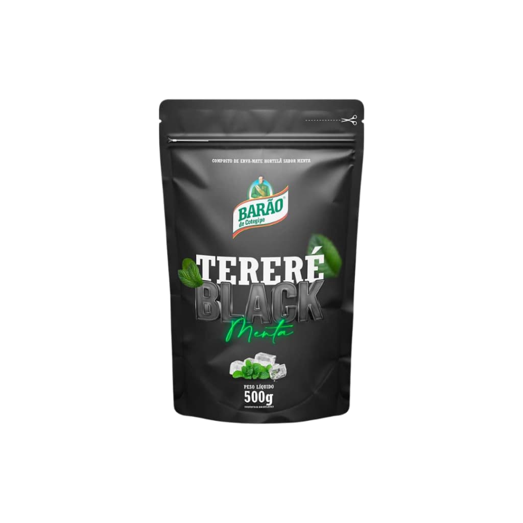 Kit 2 Erva Black Tereré Barão 500g - Escolha O Sabor
