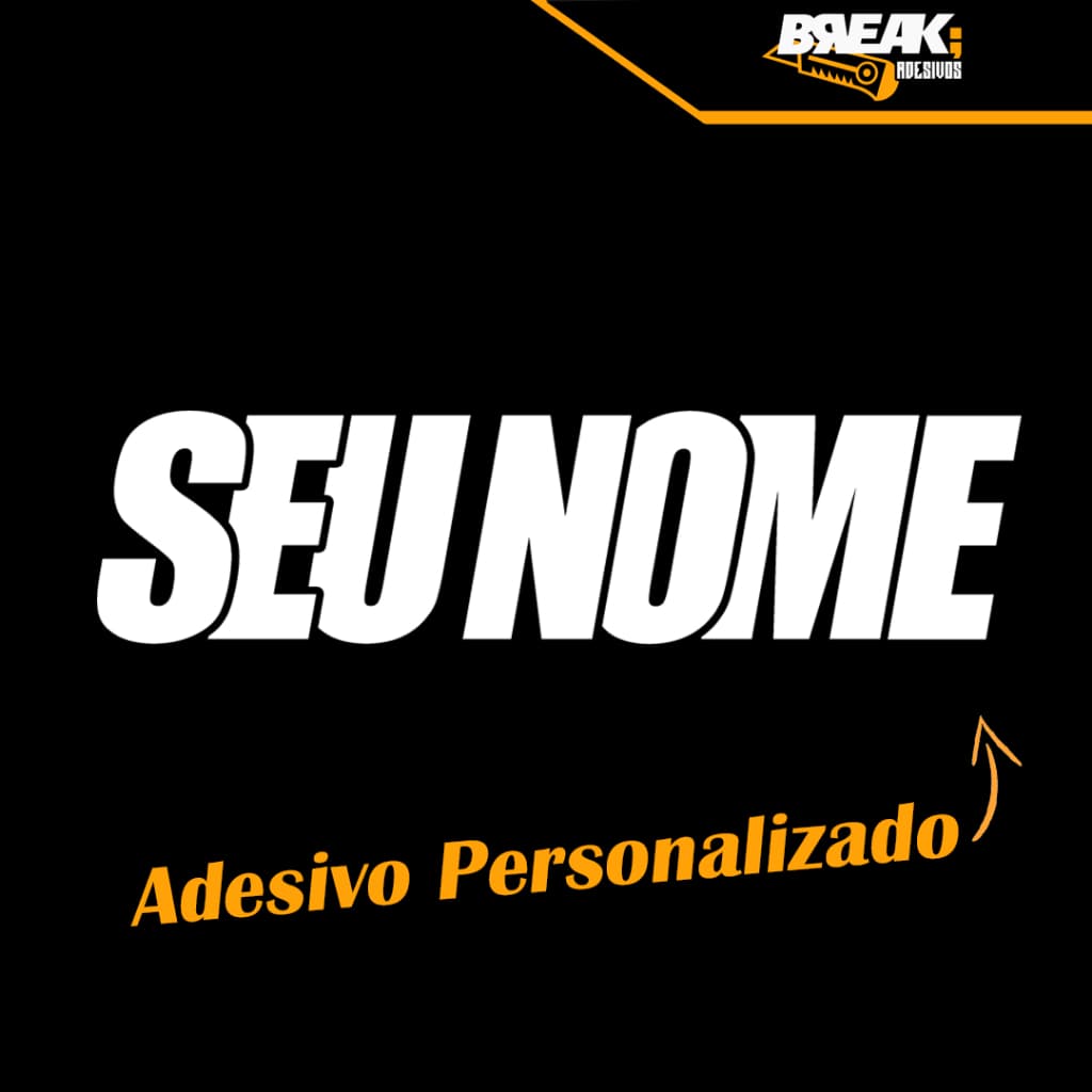 Adesivo Personalizado com Seu Nome