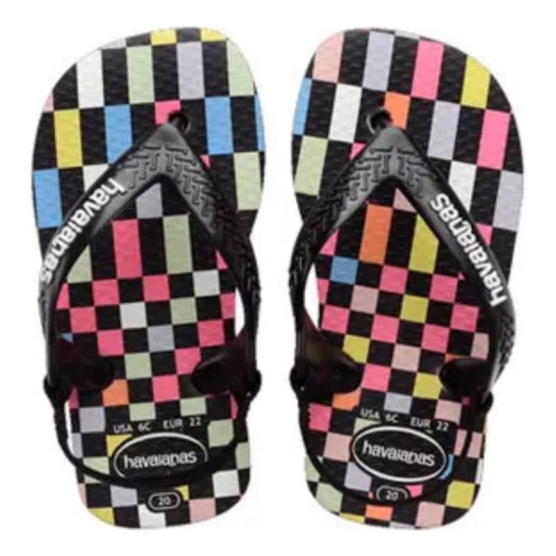 Chinelo Havaianas Infantil New Baby Lilás Nasa Roxo Copa Minnie Bandeira Glitter Original Promoção