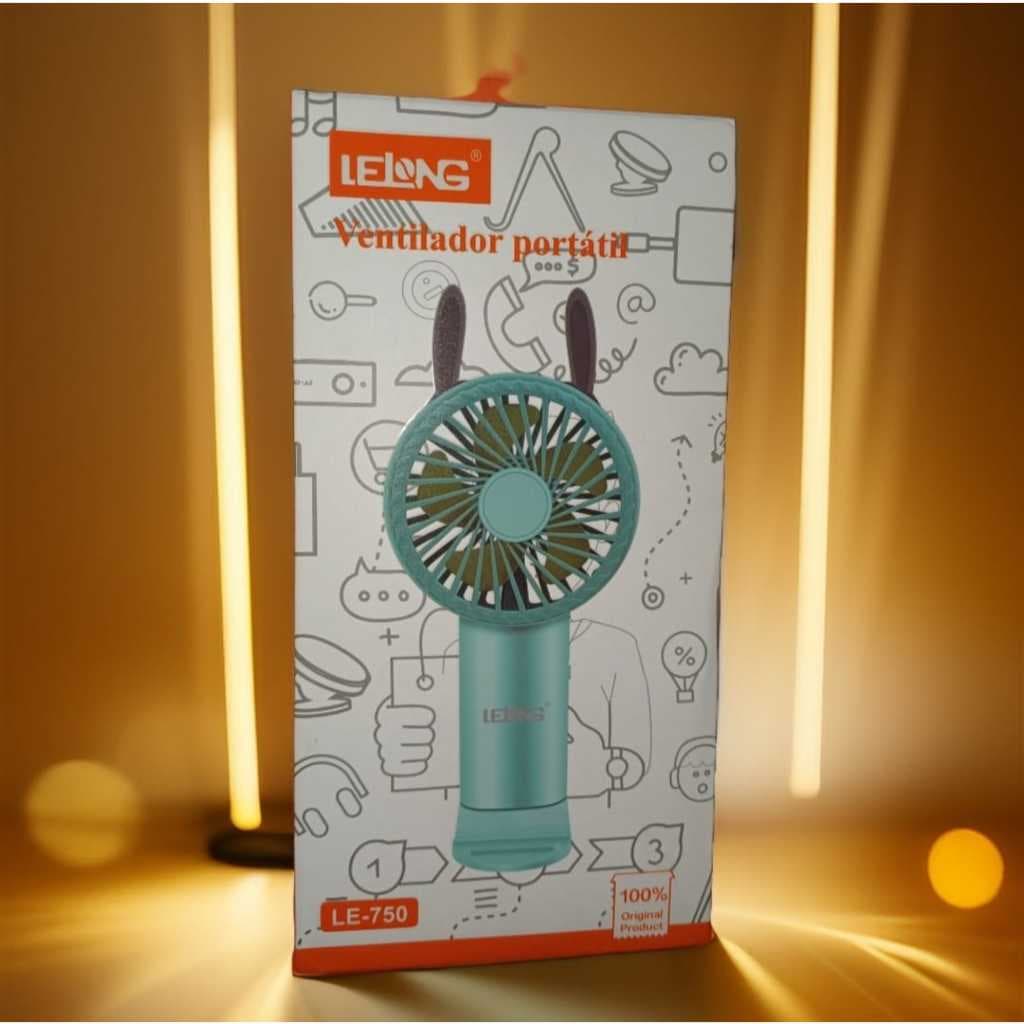 Mini Ventilador Portátil Usb De Mão Mesa Usb Recarregável Suporte Celular