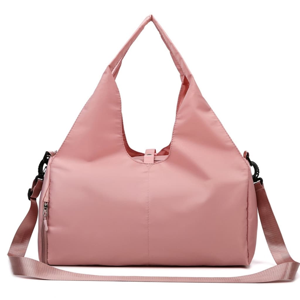 Bolsa de academia impermeável multifuncional com compartimento independente para sapatos, separação seca e molhada