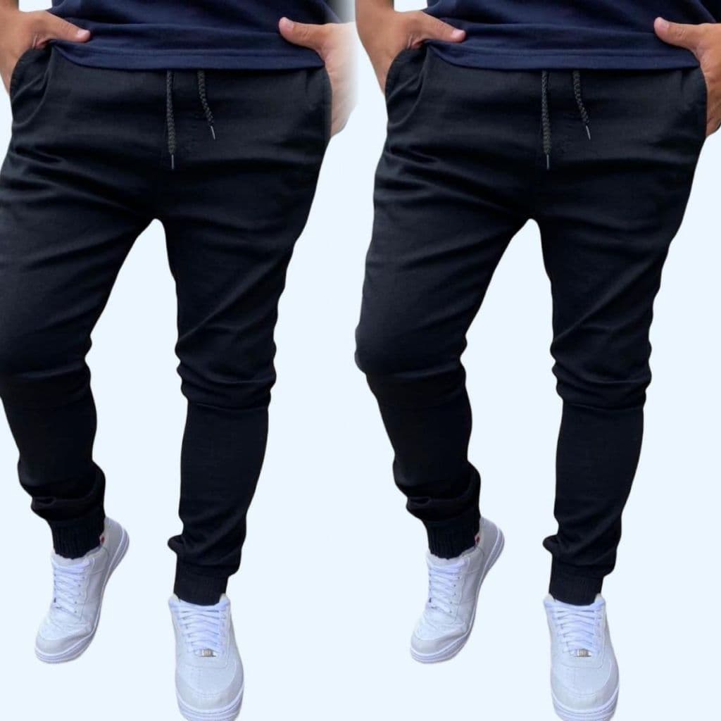 KIT 2 Calças Jogger Masculinas SlimFit