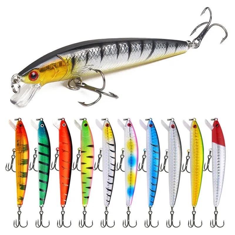 Isca Artificial 8 cm Para Pesca De Robalos, Tabaranas , Traíras, Dourados e Tucunarés SORTIDAS !