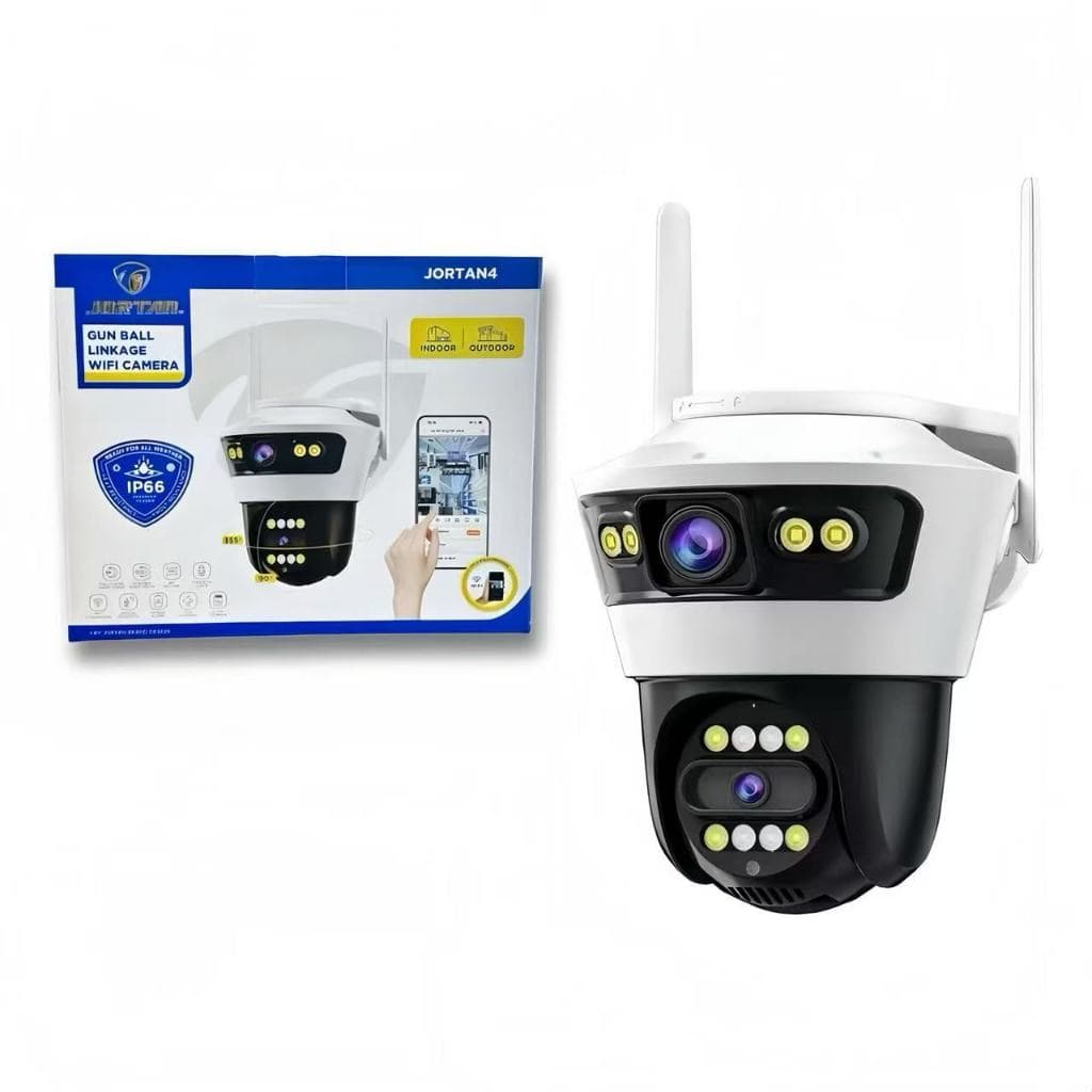 Câmera De Segurança Externa IP PTZ  Full Hd Wifi 360 Yoosee Dupla Lente E ZOOM Smart Camera Jortan 4