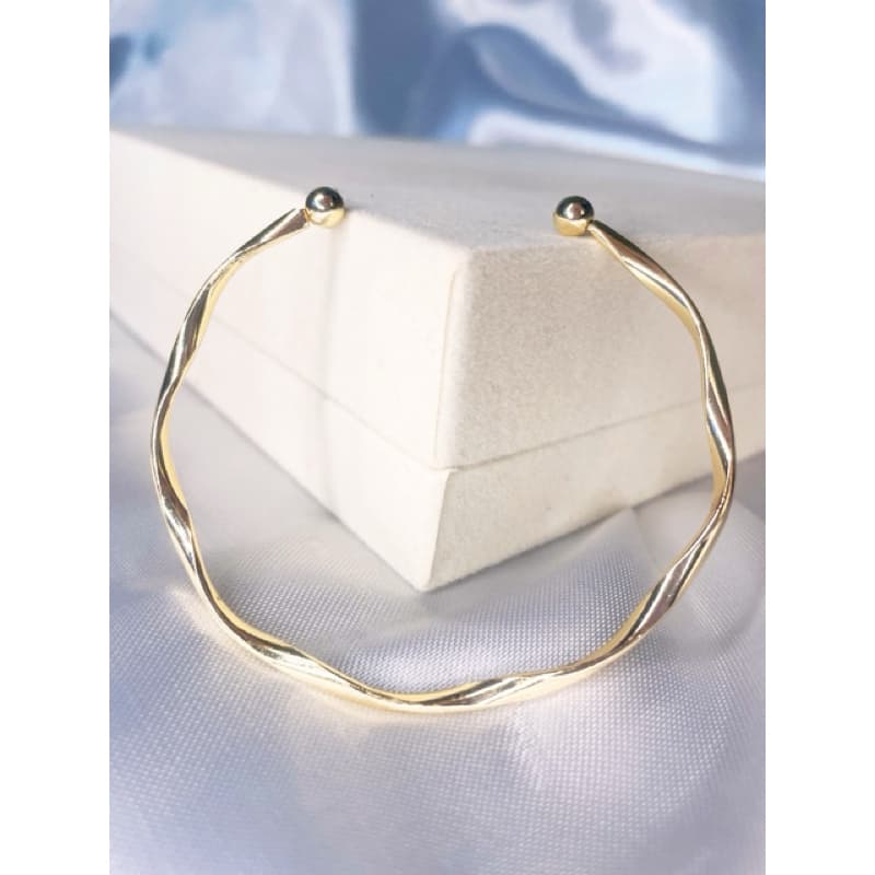 Pulseira Bracelete Torcida Dourada