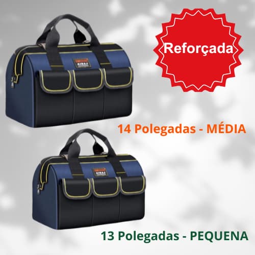 Bolsa Mala Ferramentas Multifuncional, Impermeável, Reforçada| Eletricista|Mecânico