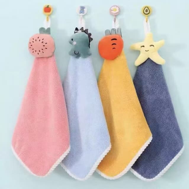 Toalha De Mão  Animados Coelho De Pelúcia Pra Cozinha o Banheiro