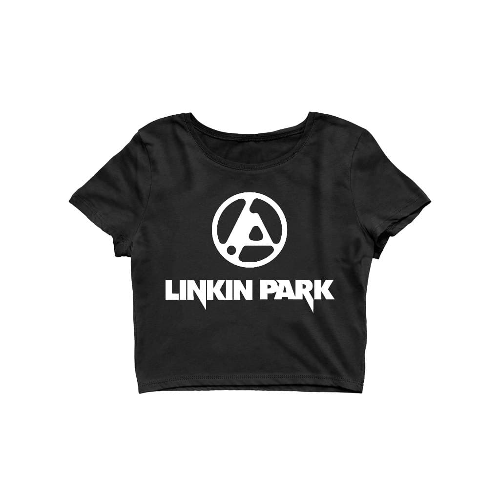 Cropped Linkin Park Tecido de Alta Qualidade FROM ZERO WORLD TOUR Rock punk blogueira croped
