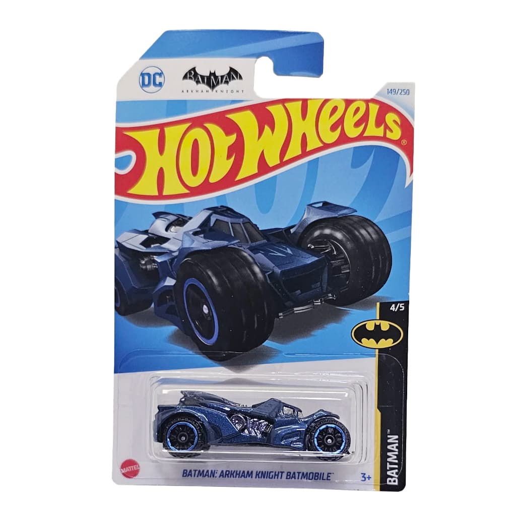 Carrinho Hot Wheels ARKHAM KNIGHT BATMOBILE azul Lacrado - Colecionador  Hot Wheels Batman 4/5