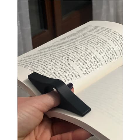 Anel Apoio Suporte Livro Leitura Separador de Páginas