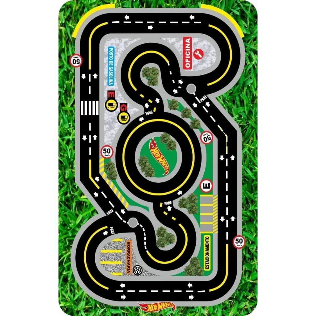 Pista Tapete De Lona Para Brincar De Carrinho Hot Wheels 2 TAMANHOS BANNER